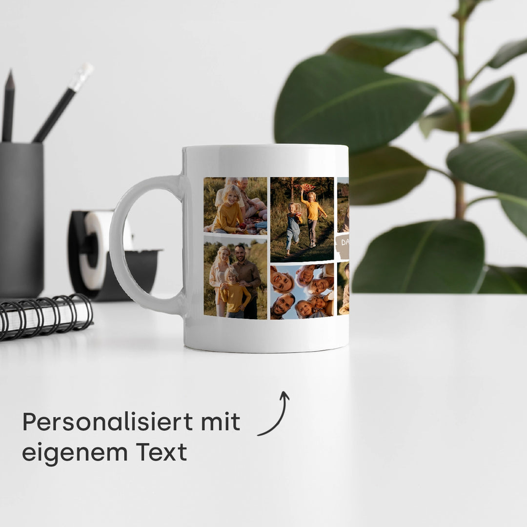 Personalisierte Tasse "Foto Collage"