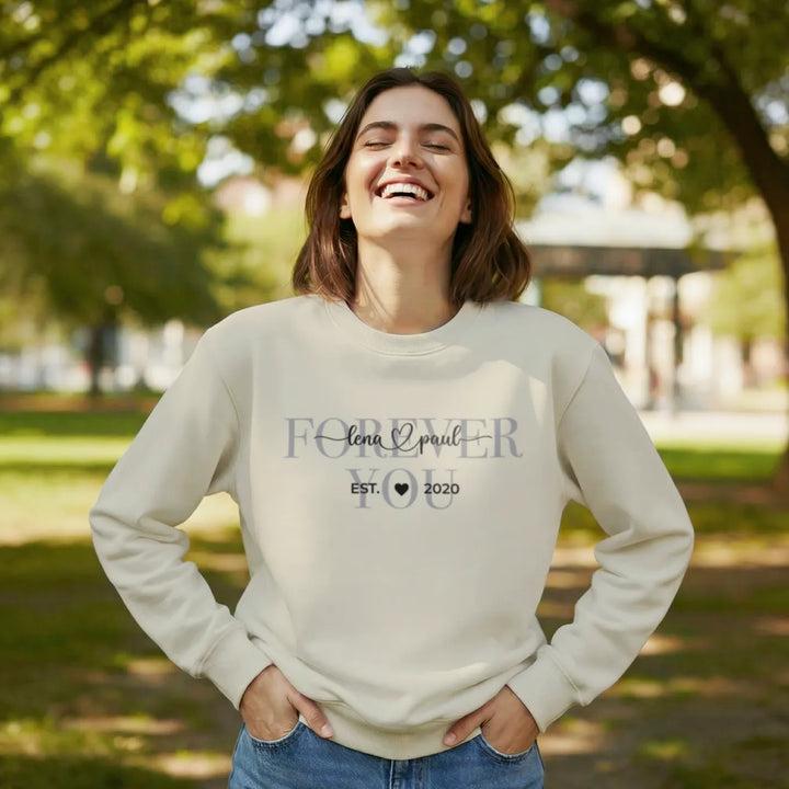 Personalisierter Sweater "Forever you"