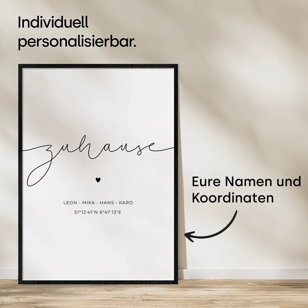 Poster "Dein Zuhause"-1