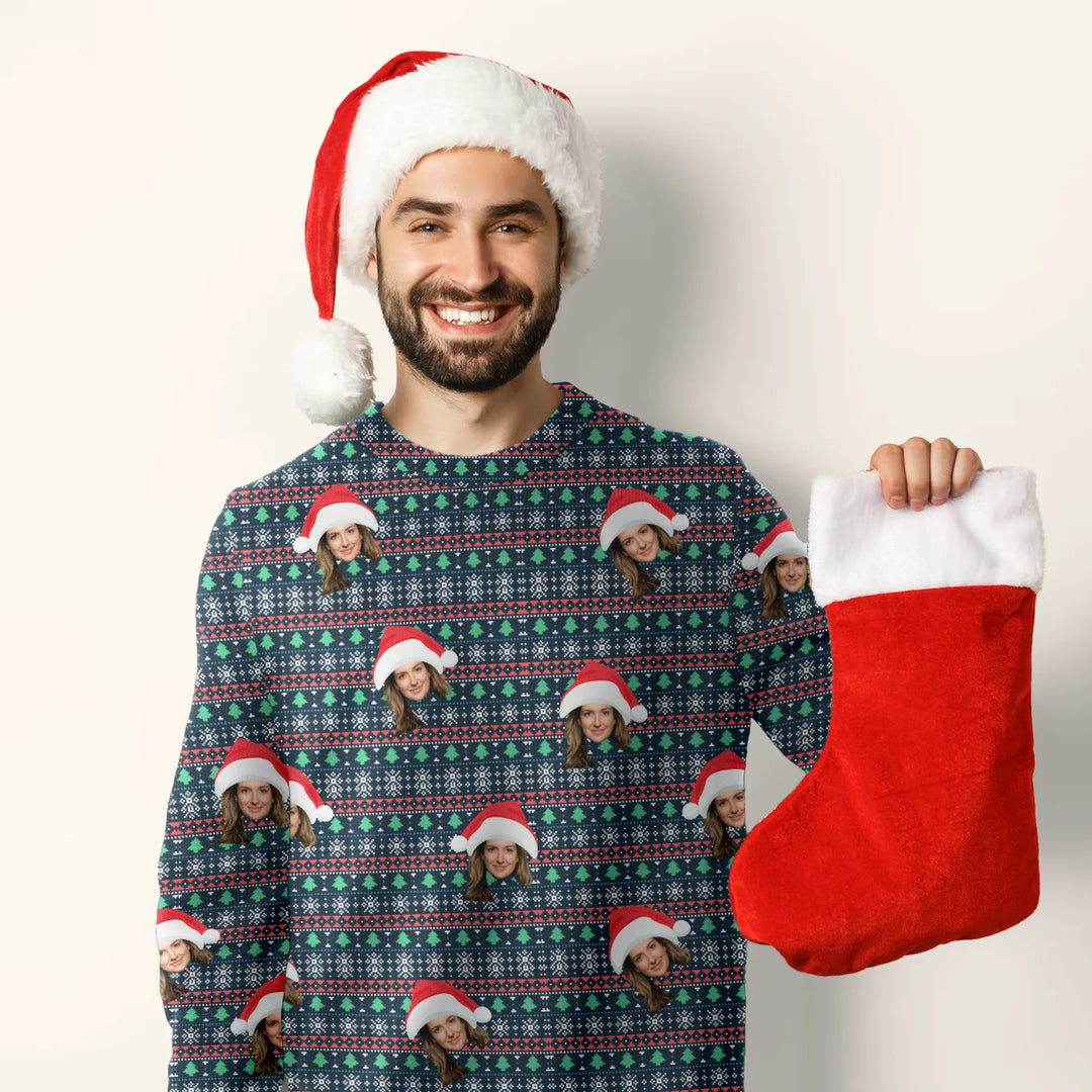 Personalisierter Ugly Christmas Sweater "Weihnachten"