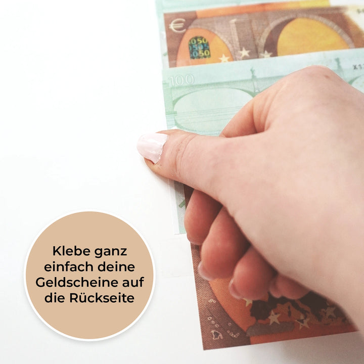 Personalisiertes Geldgeschenk zur Hochzeit "Yes"