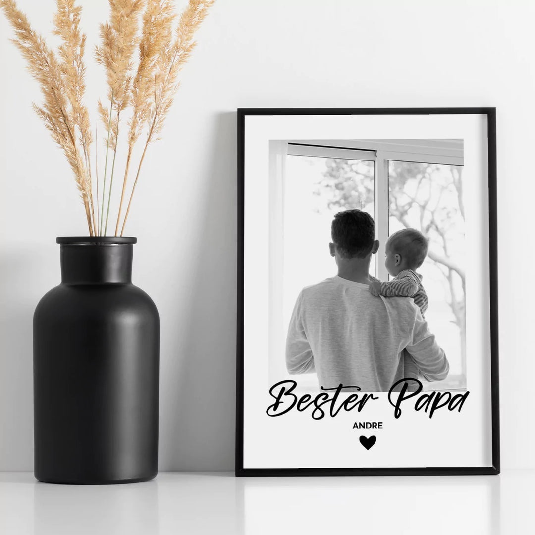 Fotoposter "Bester Papa"