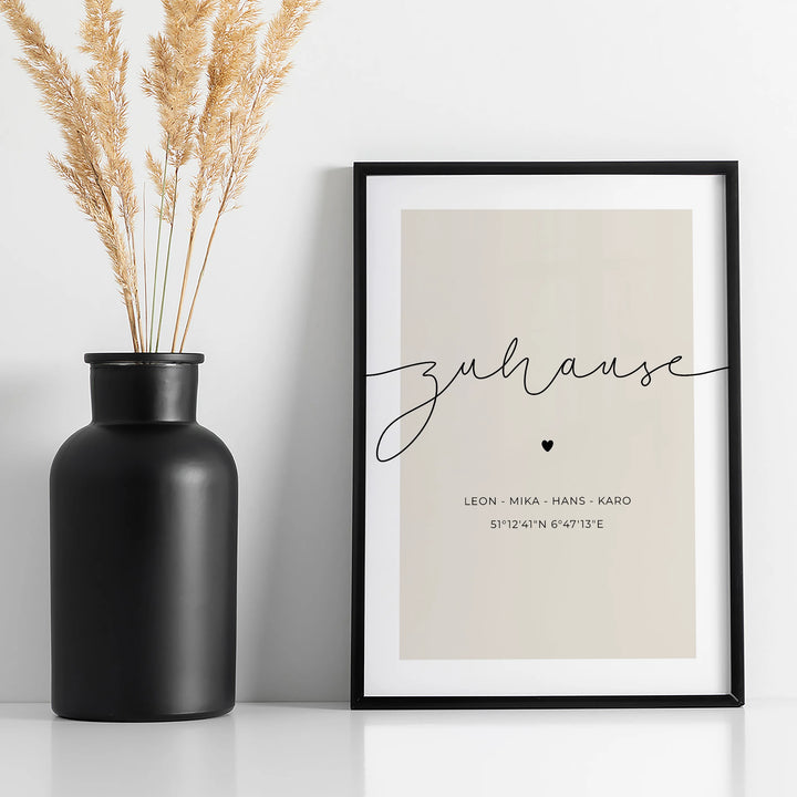 Poster "Dein Zuhause"-1
