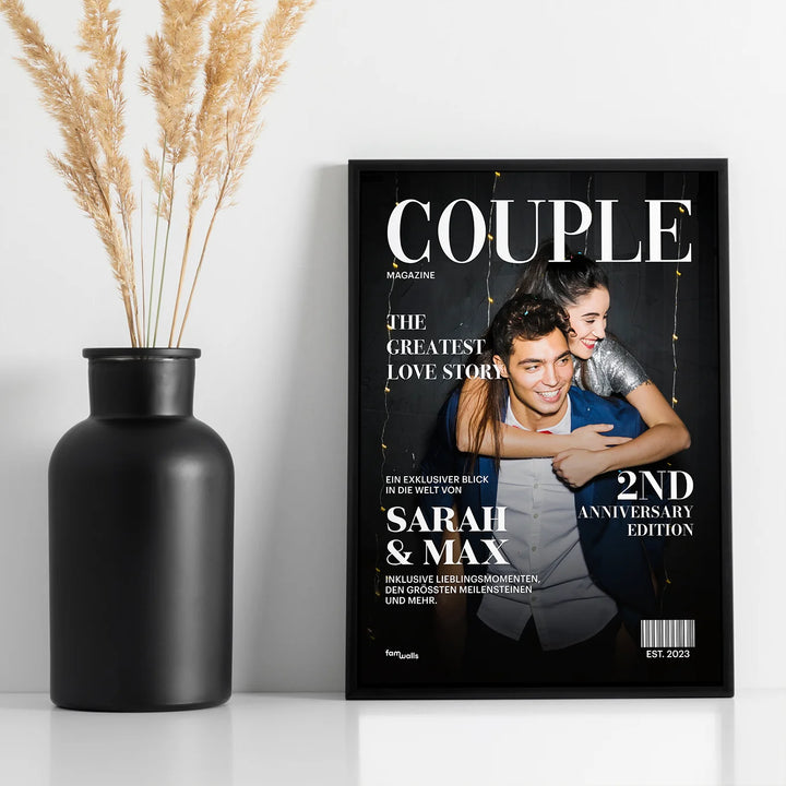 Personalisiertes Poster "Couple Magazine"