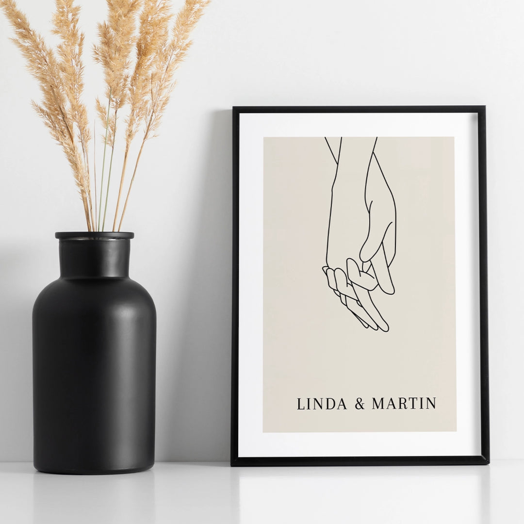 Poster "Holding Hands"