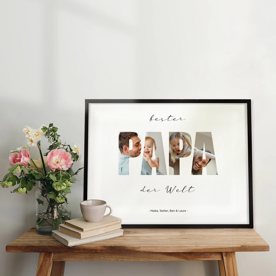 Fotoposter "Papa Wort"
