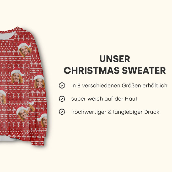 Personalisierter Ugly Christmas Sweater "Scandi"