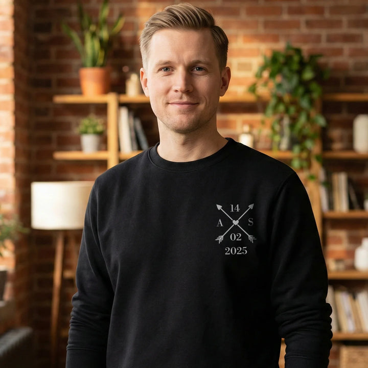 Personalisierter Partnerlook Sweater "Couple"