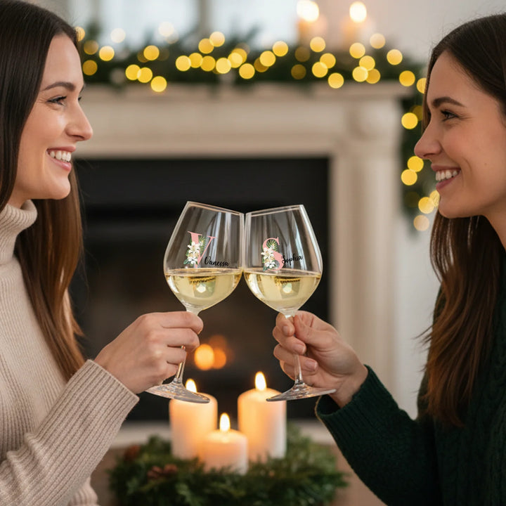 Personalisiertes Weinglas "Name"