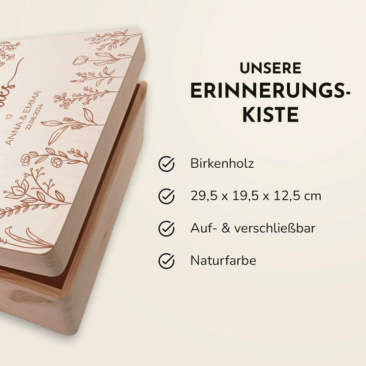 Personalisierte Erinnerungskiste "Memories"