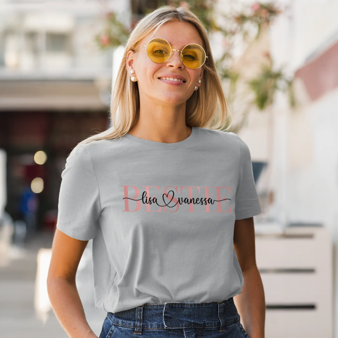 Personalisiertes T-Shirt "Best Friends"