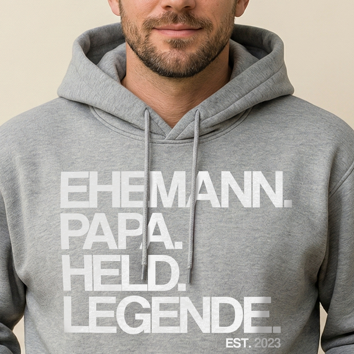 Personalisierter Hoodie “Legende”