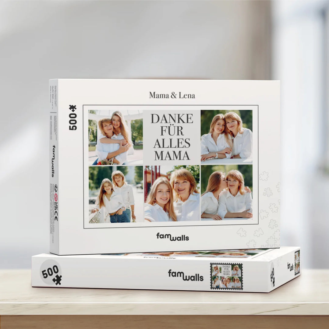 Personalisiertes Puzzle "Beste Mama"