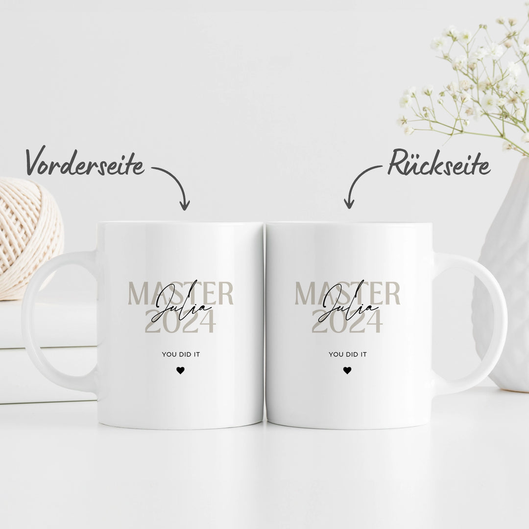 Personalisierte Tasse "Master"