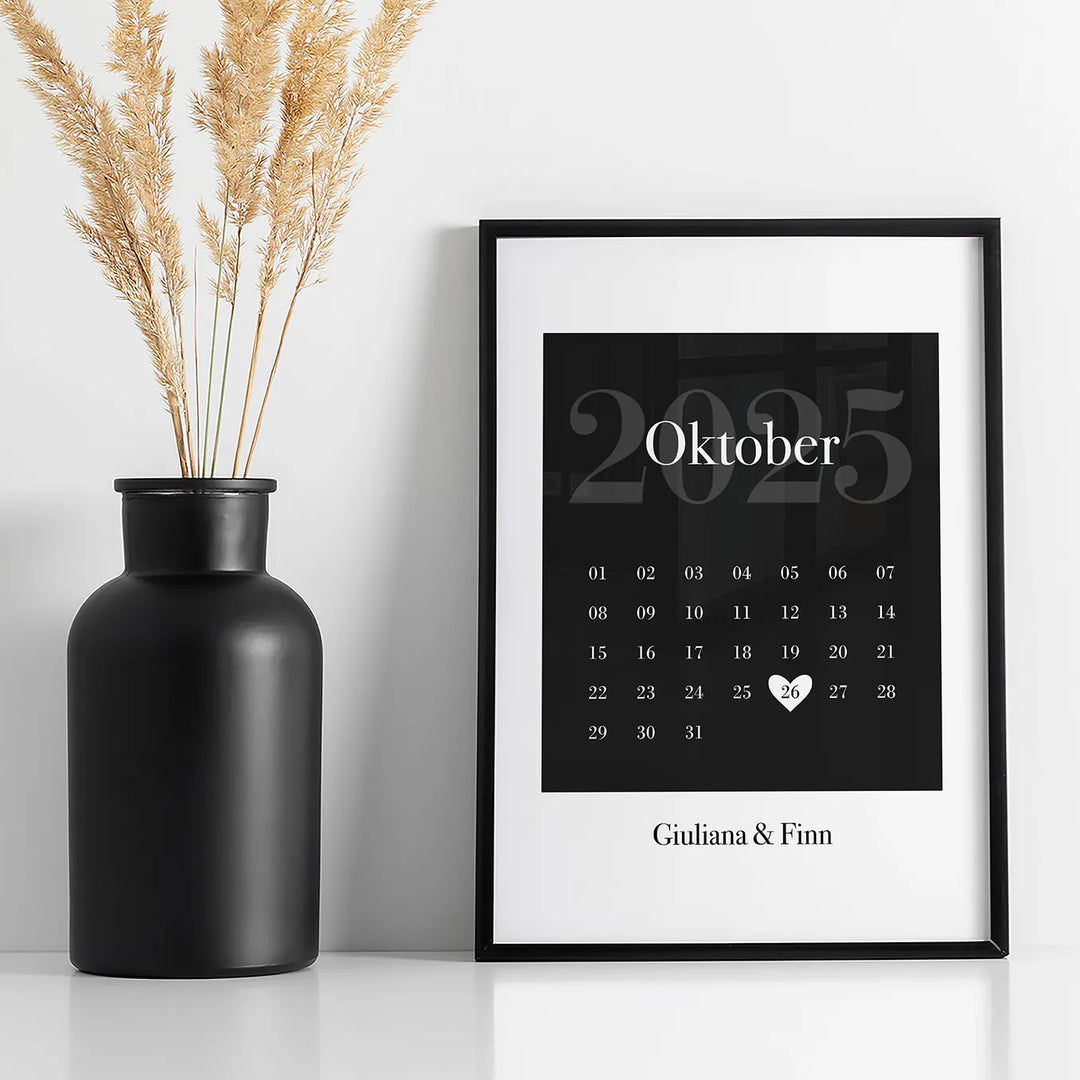 Kalenderposter "Our Special Date"