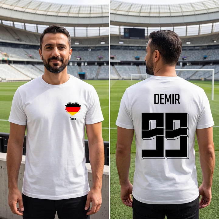 Personalisiertes WM Fußball-Shirt "Weltmeisterschaft"