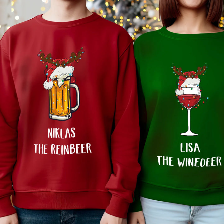 Personalisierter Christmas Sweater "Reinbeer"