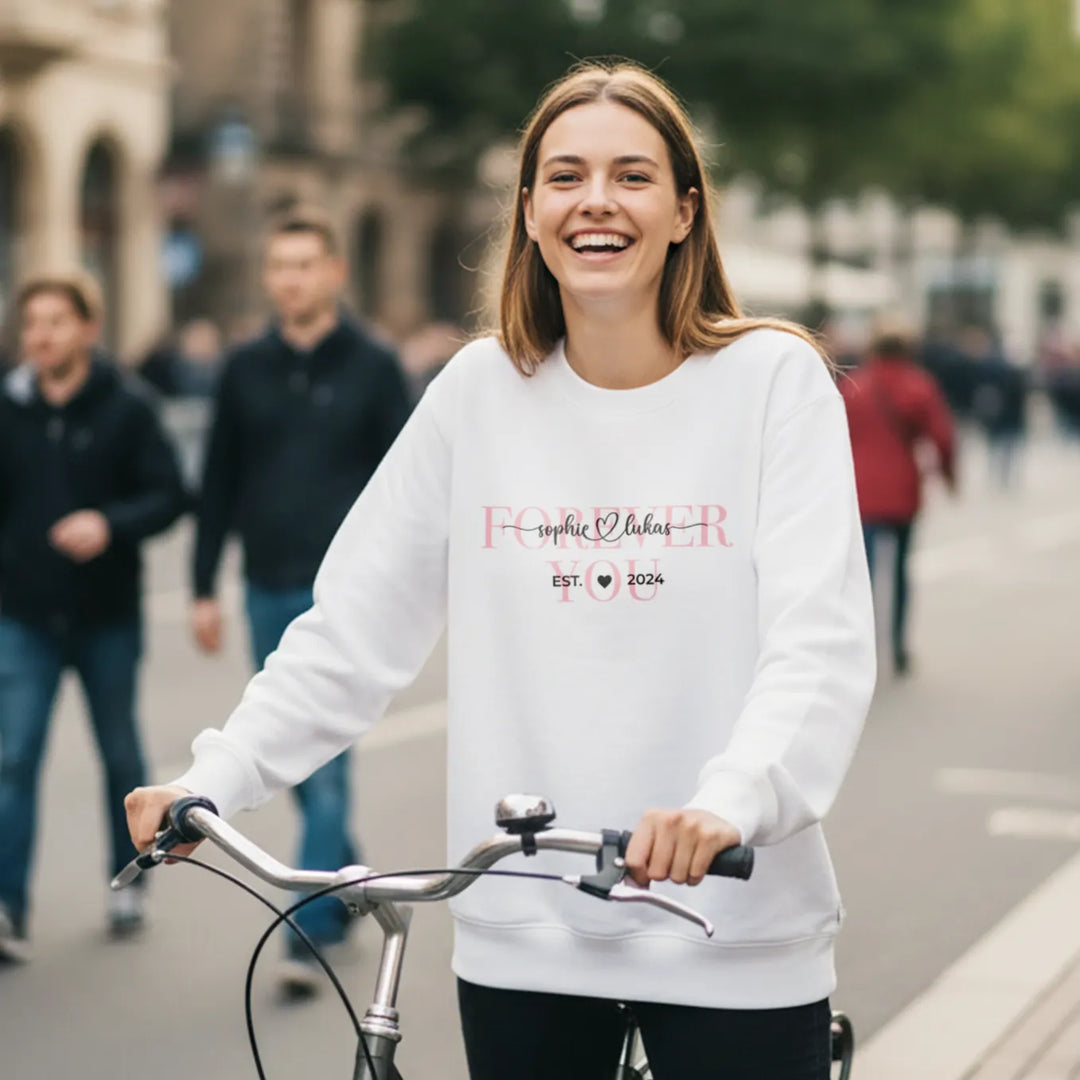 Personalisierter Sweater "Forever you"