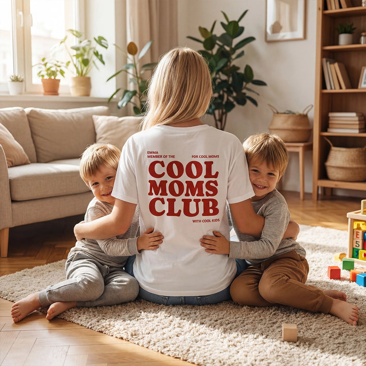 Personalisiertes T-Shirt "Cool Moms Club"