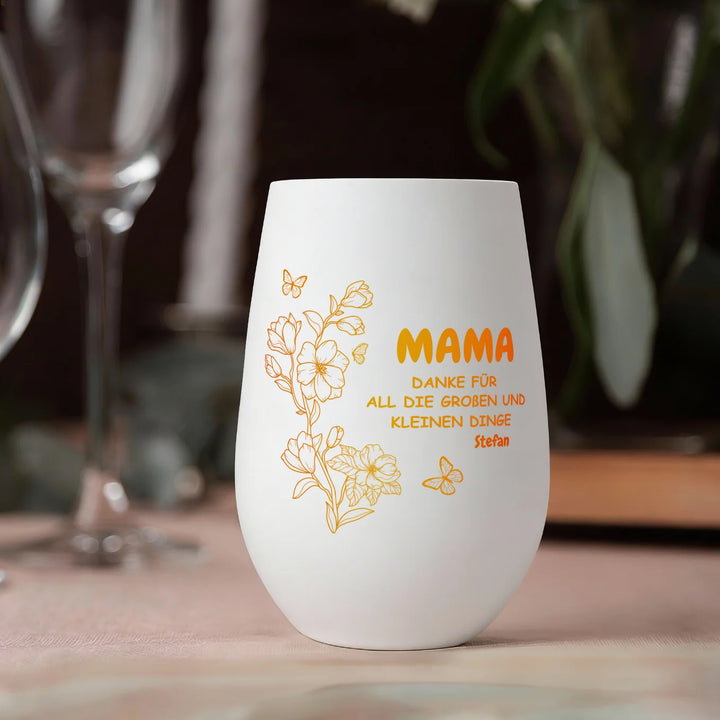 Personalisiertes Windlicht “Danke Mama”