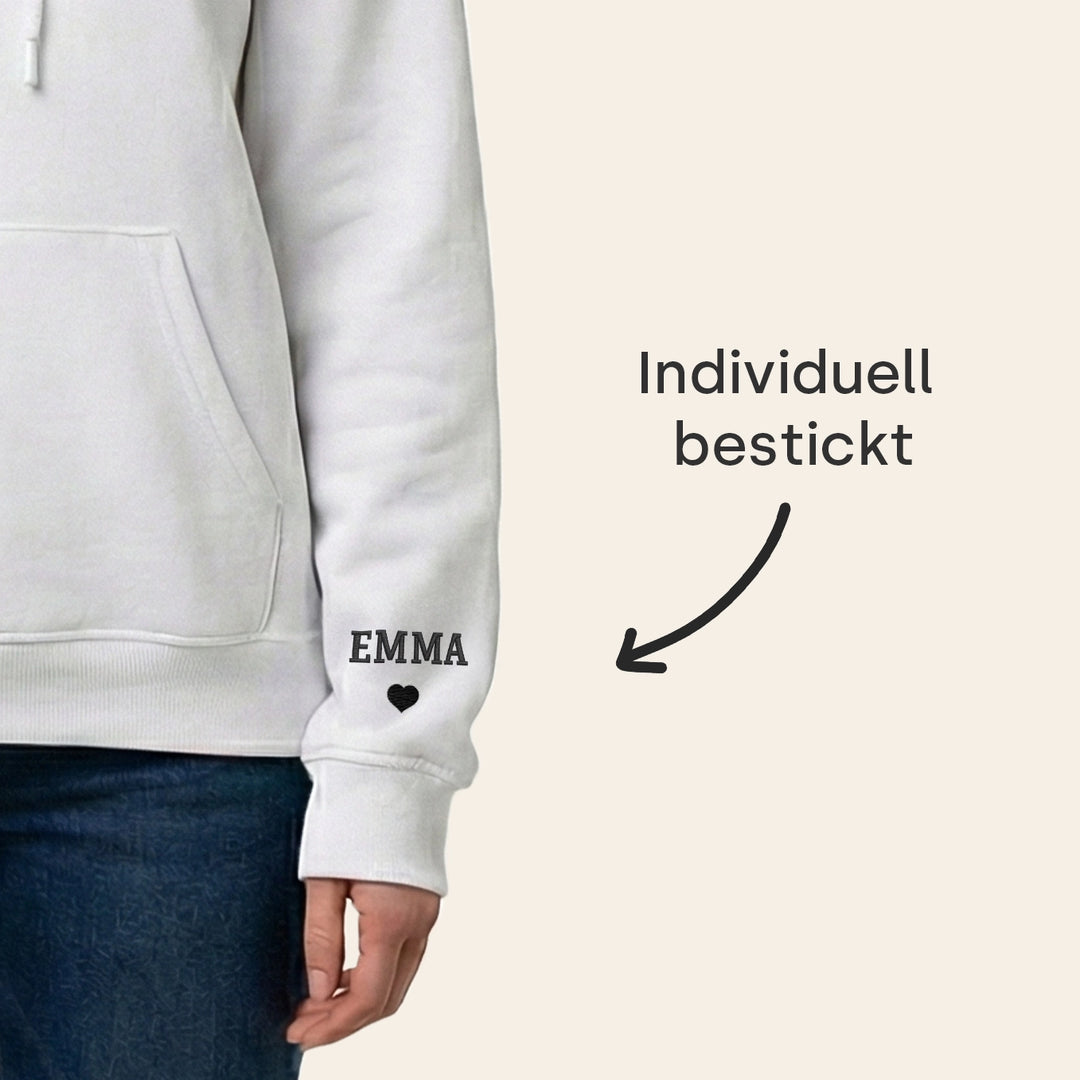Personalisierter Hoodie bestickt "Für Mama"