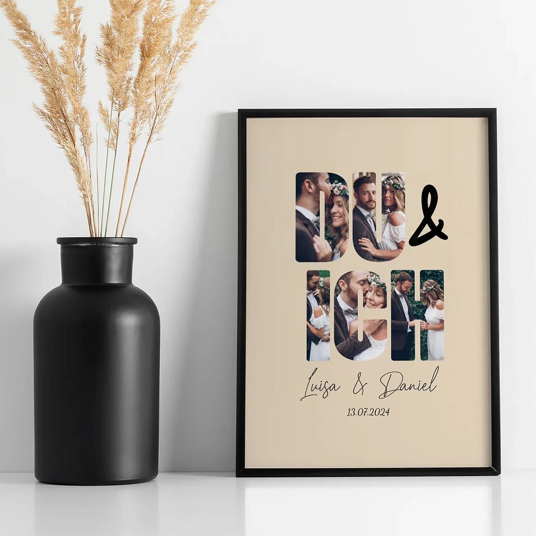 Personalisiertes Poster "Du & Ich"