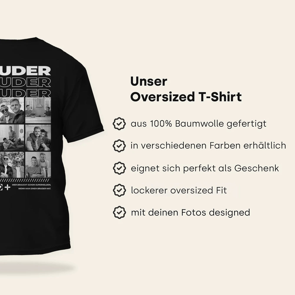 Personalisiertes T-Shirt "BRUDER"