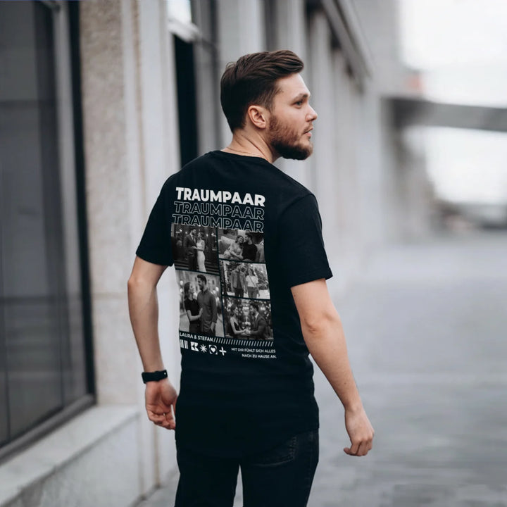 Personalisiertes Oversized T-Shirt "Traumpaar"
