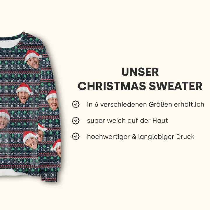 Personalisierter Ugly Christmas Sweater "Weihnachten" famwalls