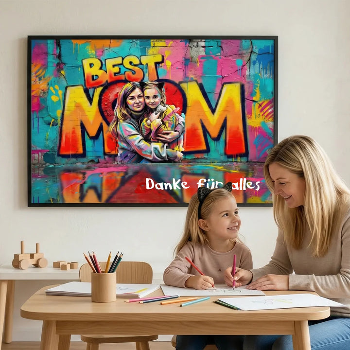 Personalisiertes Poster Love "MAMA"