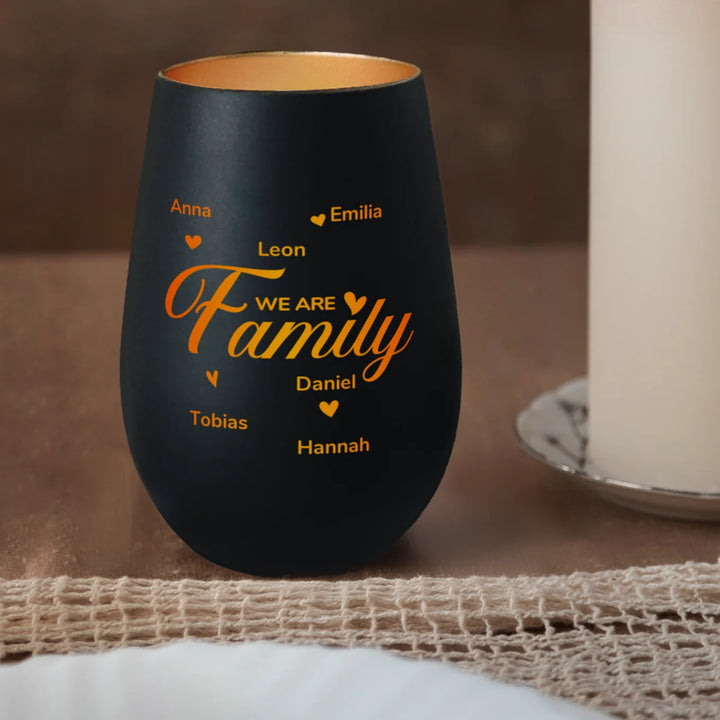 Personalisiertes Windlicht "Familie"