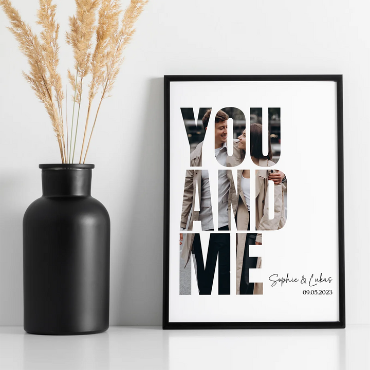 Personalisiertes Poster "You & Me"
