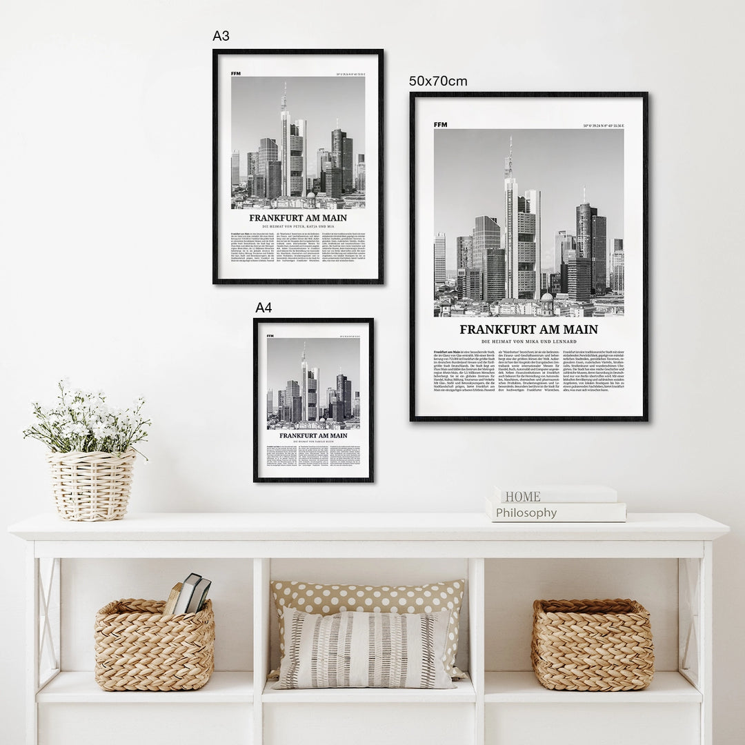 Personalisiertes Poster "Frankfurt am Main" famwalls