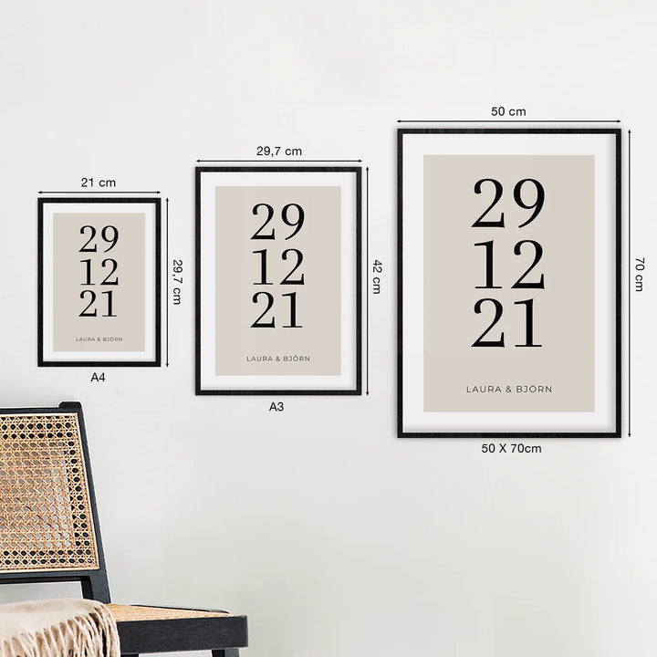 Poster "Unser Datum"-1