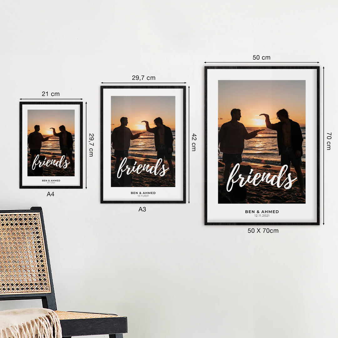 Fotoposter "Friends"