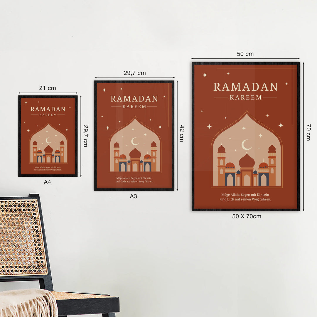 Affiche personnalisée ''Ramadan''