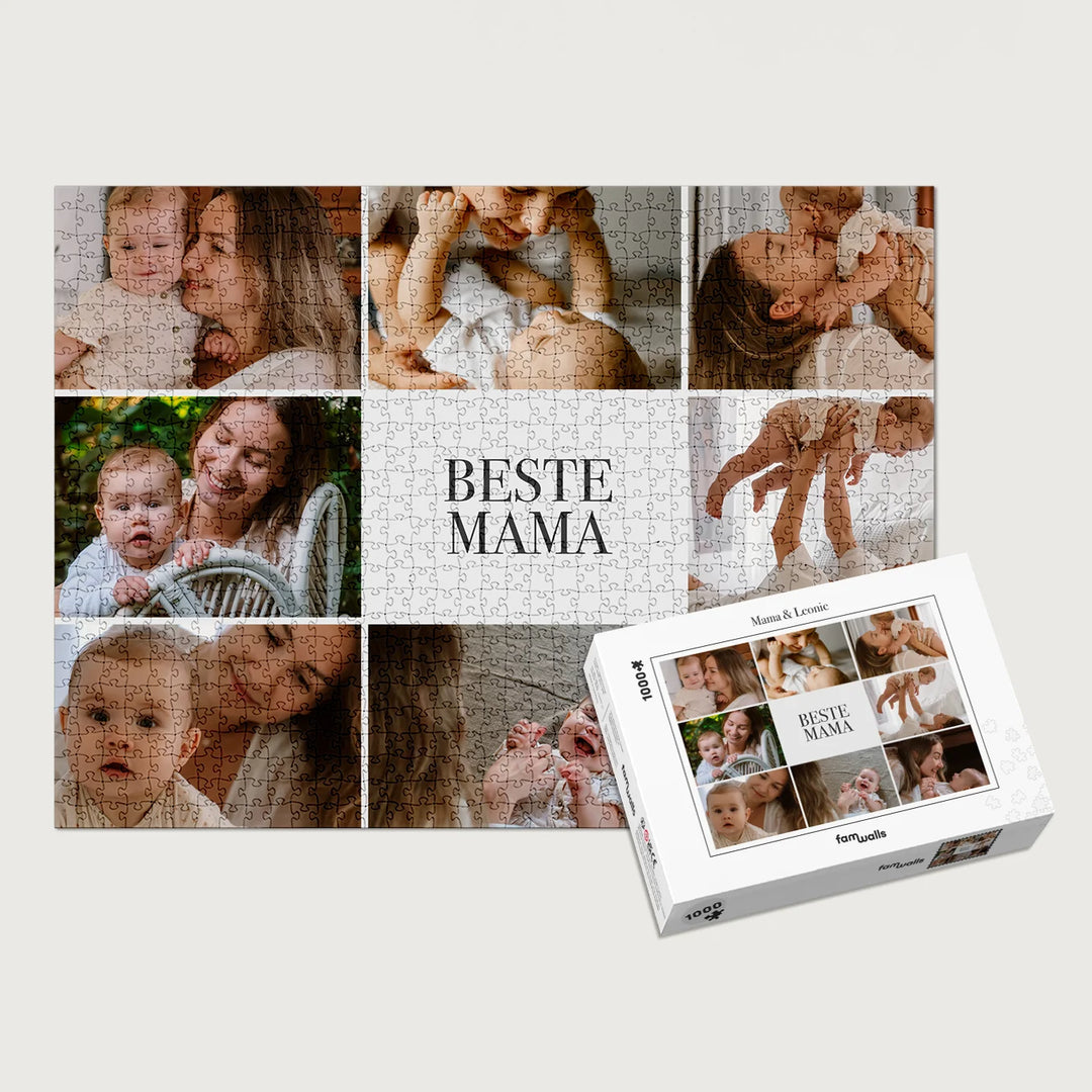 Personalisiertes Puzzle "Beste Mama"