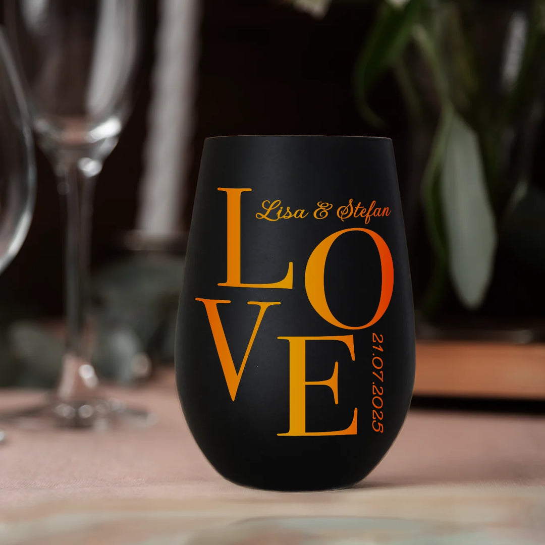 Personalisiertes Windlicht "Love"