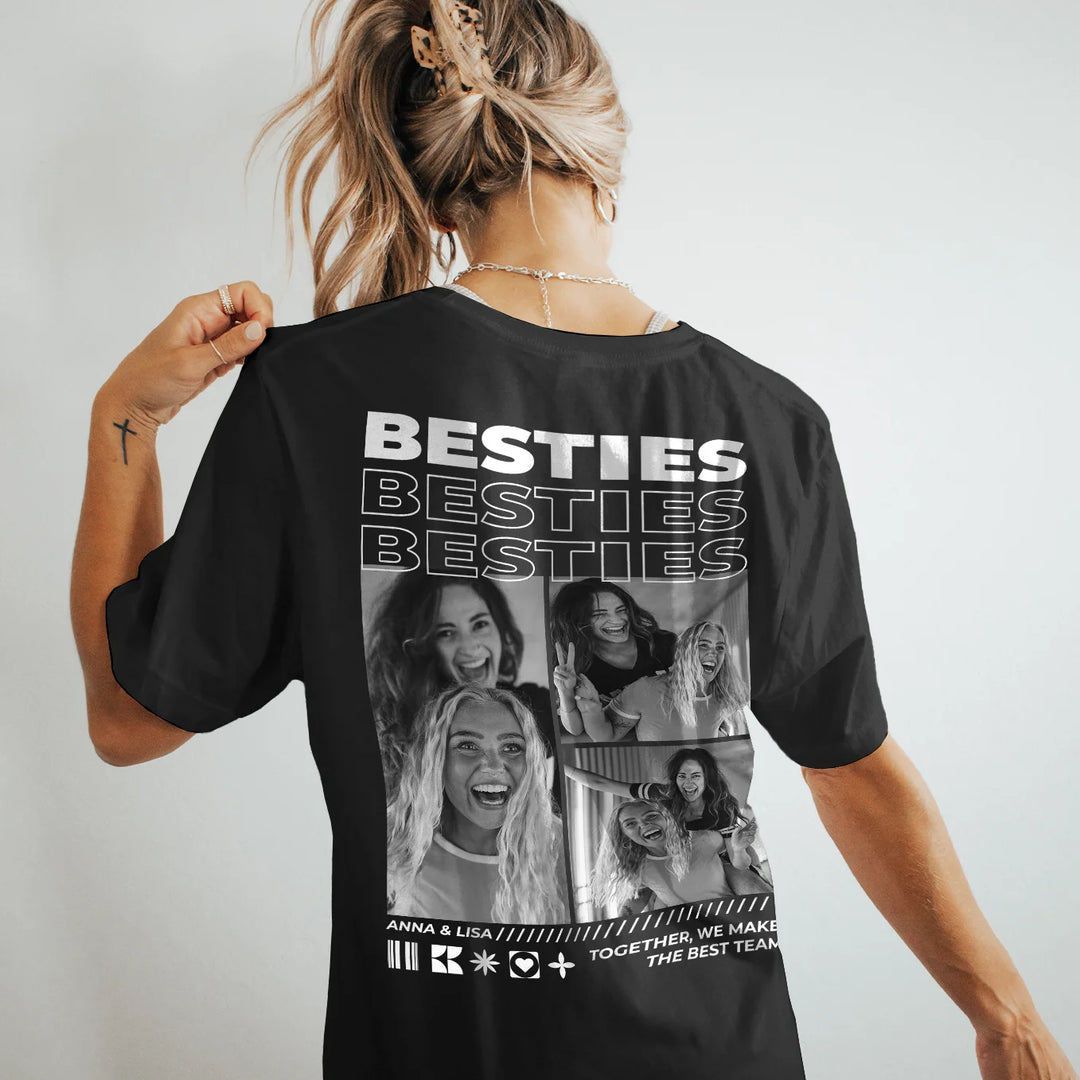 BESTIES T Shirt Personalisiertes Geschenk F r Beste Freunde besties-t-shirt-personalisiertes-geschenk-f-r-beste-freunde
