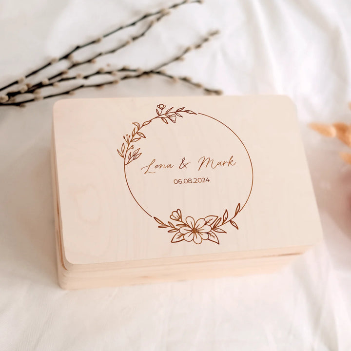 Personalized memory box "Wedding"