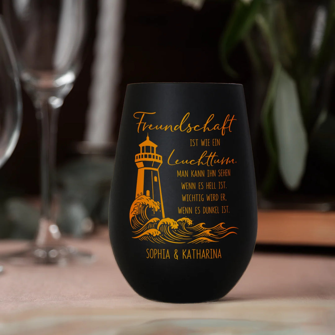 Personalisiertes Windlicht "Freundschaft"