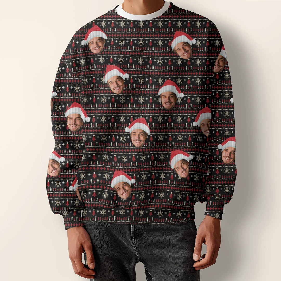 Personalisierter Ugly Christmas Sweater "Schnee"