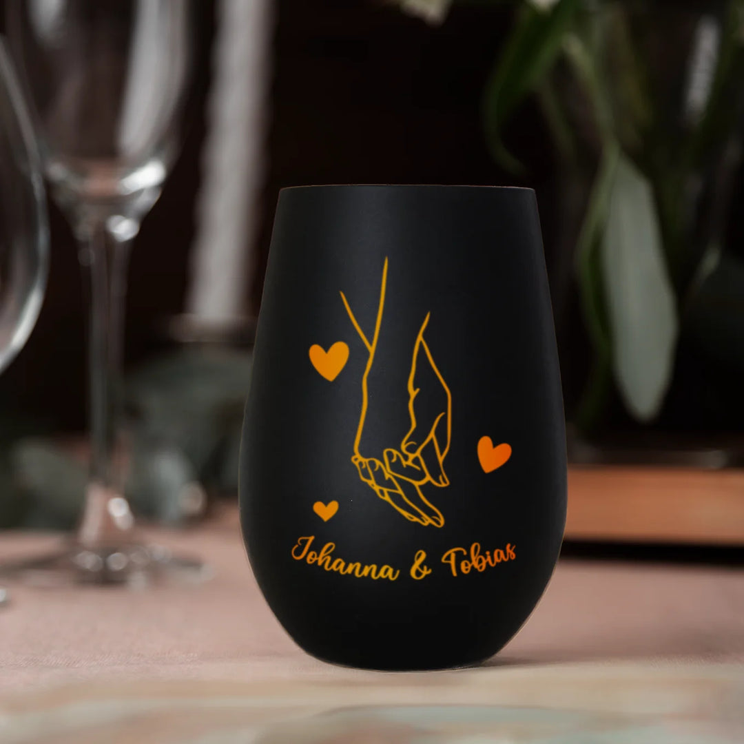 Personalisiertes Windlicht Forever Love