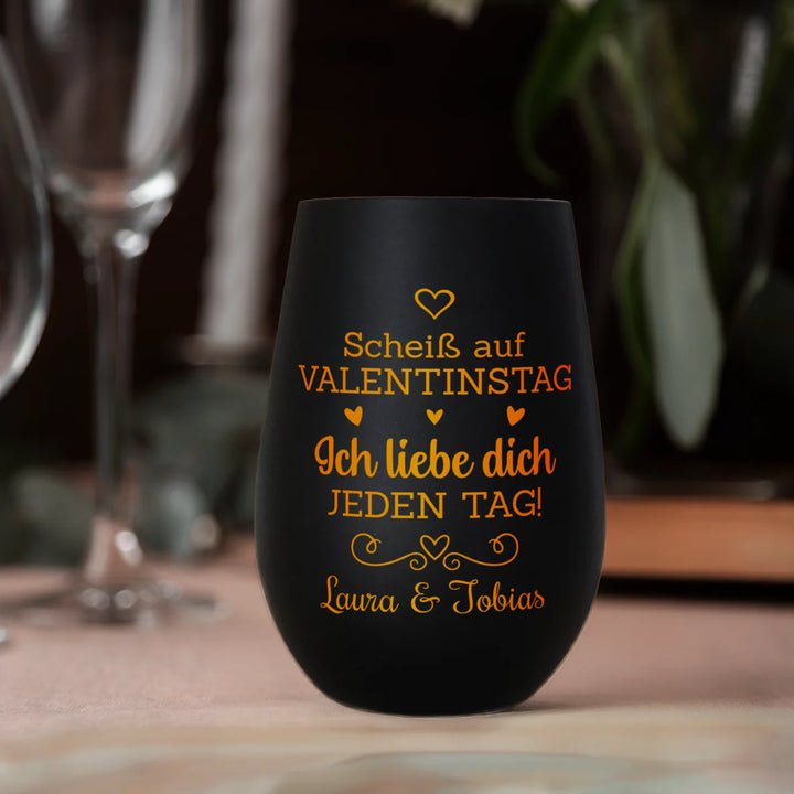 Personalisiertes Windlicht "Valentinstag"