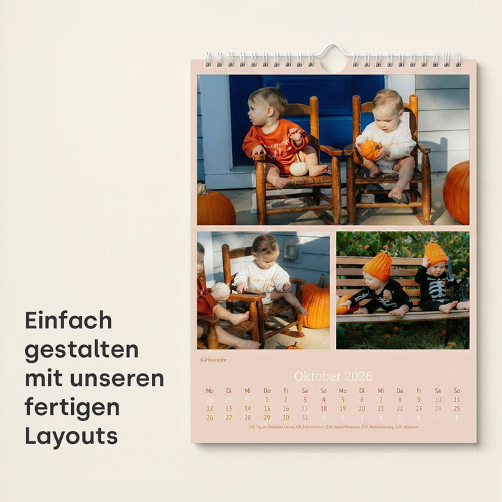 Personalisierter Fotokalender 2026