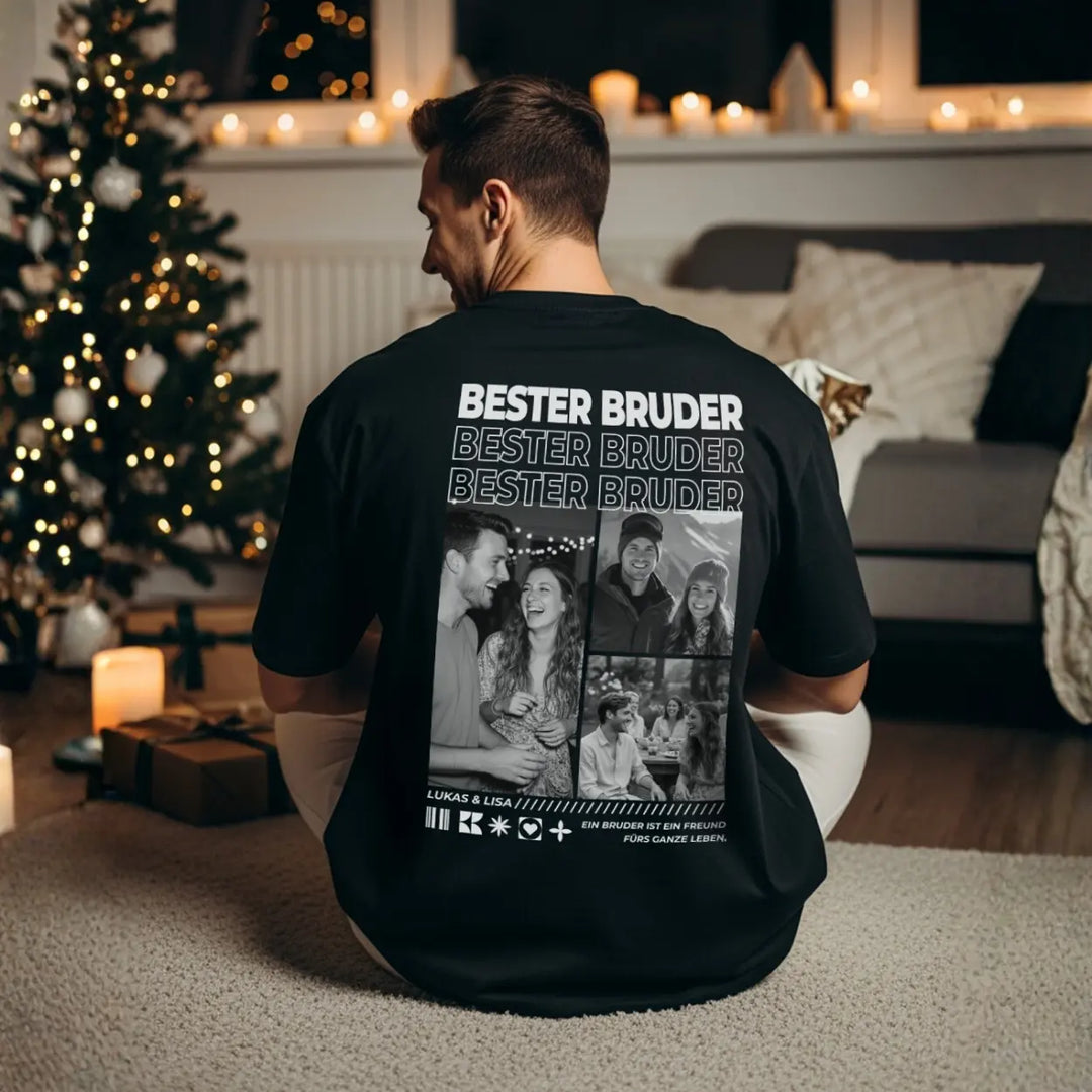 Personalisiertes T-Shirt "Bester Bruder"