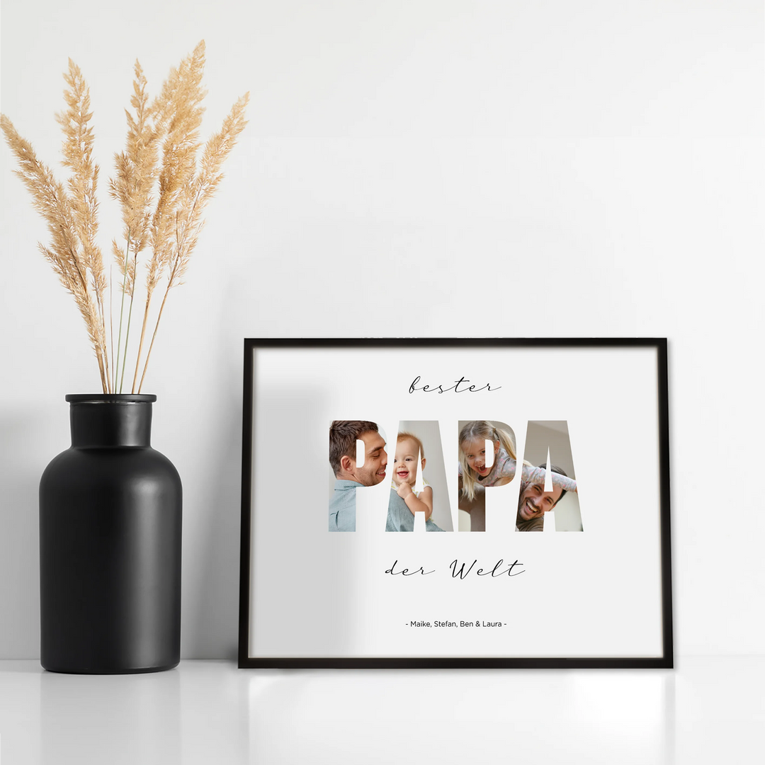 Fotoposter "Papa Wort"