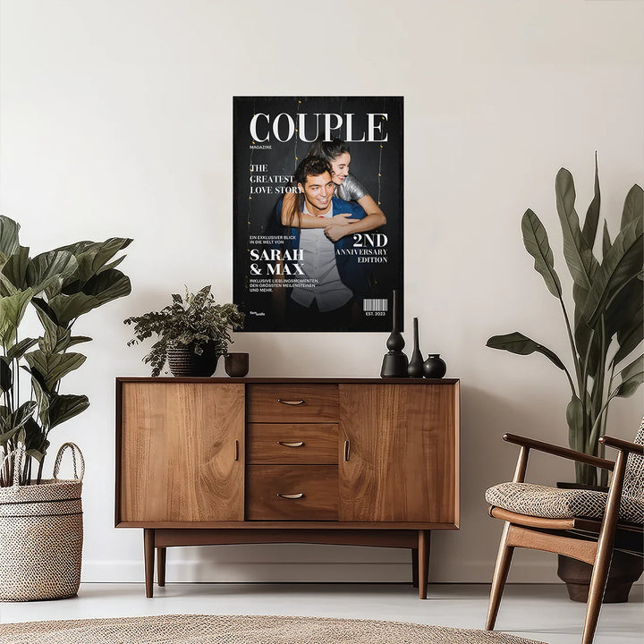 Personalisiertes Poster "Couple Magazine"