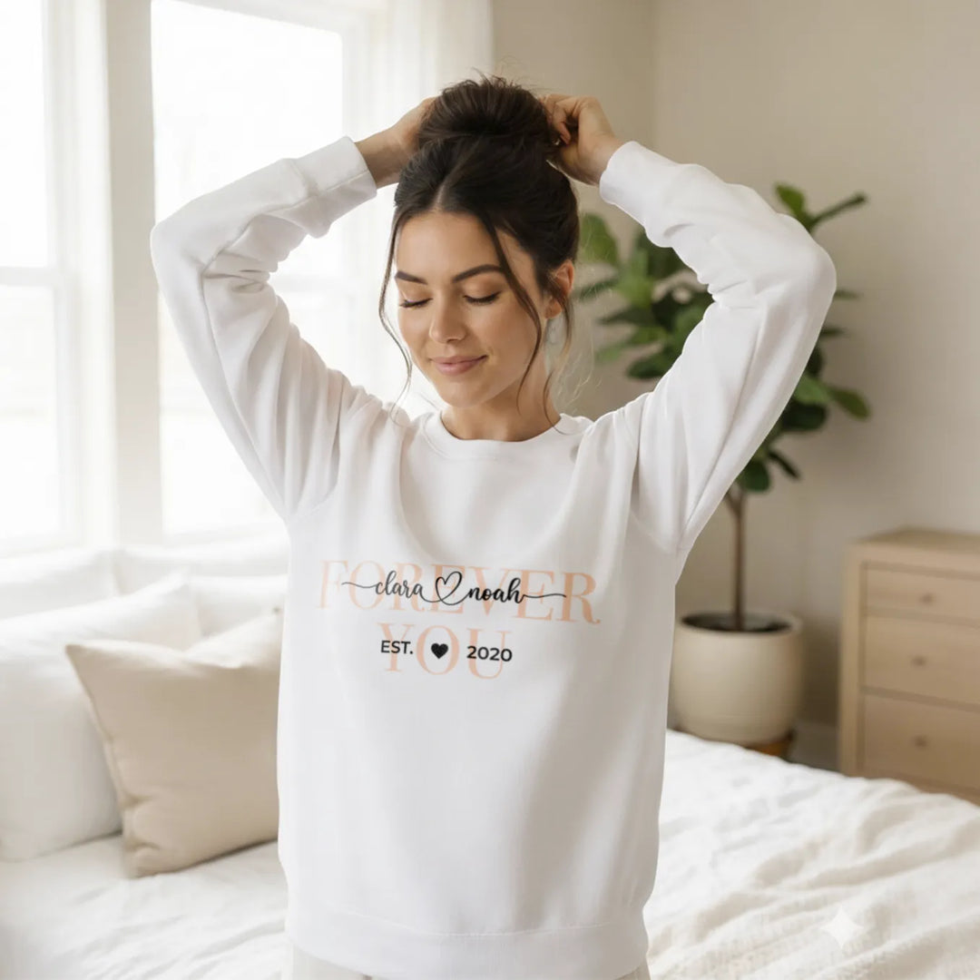 Personalisierter Sweater "Forever you"