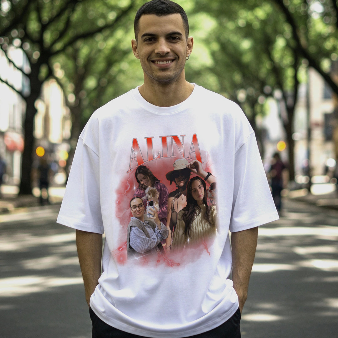 Personalisiertes T-Shirt "Vintage Bootleg"